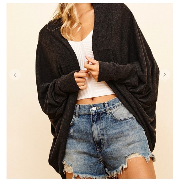 #48 Fabulous Open Front Shawl Cardigan - Picture 5 of 5